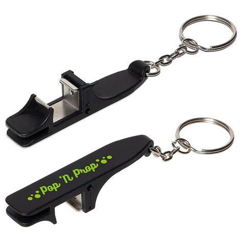 Pop N Prop Bottle Opener With Phone Stand Promotional Product Tool