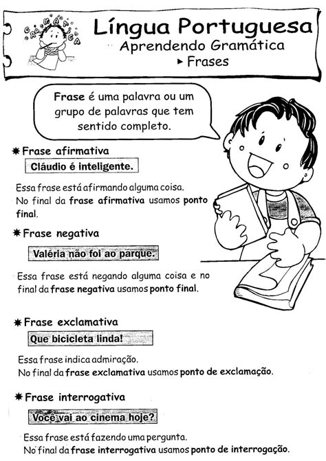 Atividades De GramÁtica PortuguÊs Atividades Pedagógicas
