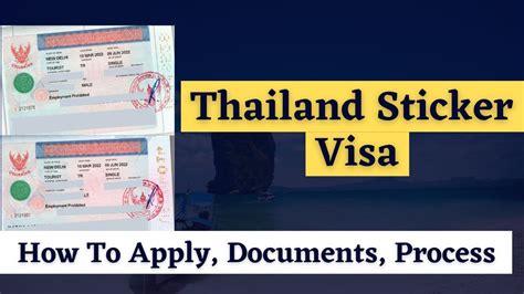 How To Apply Thailand Sticker Visa From India Youtube