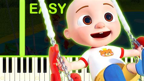 Yes Yes Playground Song Cocomelon Nursery Rhymes Easy Piano