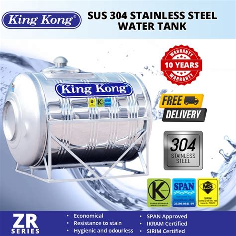Stainless steel water tanks are lighter and cheaper compared with tanks. King Kong Stainless Steel Horizontal Water Tank with Stand ...