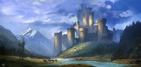 67 Fantasy And Medieval Buildings Cities And Castles Concept Art To