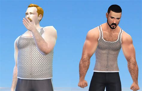 Sims 4 Ccs The Best Tank Top For Men By My Sims 4 Stuff
