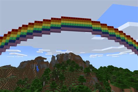 Rainbow Skies Minecraft Education Edition Rainbow Sky Sky Rainbow