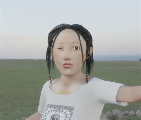 Game Ready Asian Tulpa Model Fully Rigged Animated Free Vr Ar Low