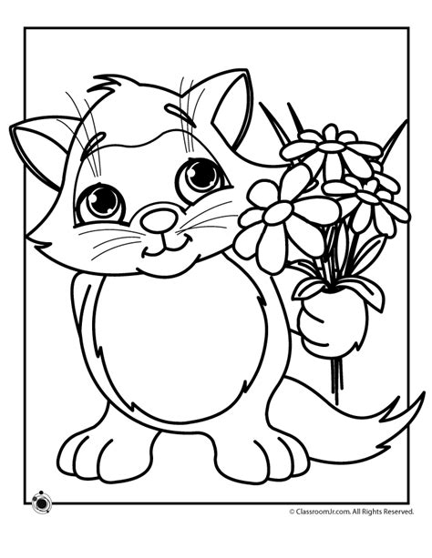 Color pictures of baby animals, spring flowers, umbrellas, kites and more! Preschool Spring Coloring Pages - Coloring Home