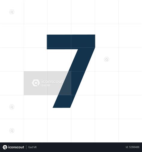 Number 7 Animated Icon Download In Json Lottie Or Mp4 Format
