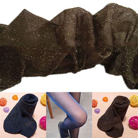 Ultra Thin 5d Shiny Silk Pantyhose Glitter Stockings Womens Sexy Glossy