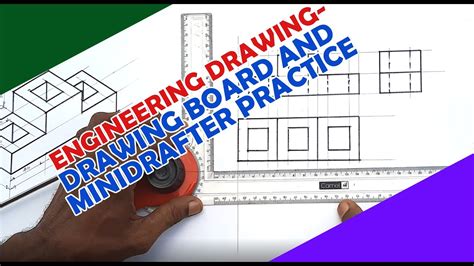Engineering Drawing Drawing Board And Minidrafter Practice Youtube
