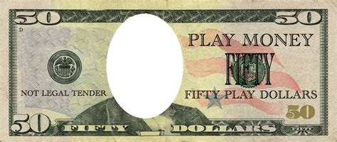 Play Money Template Neo Coloring