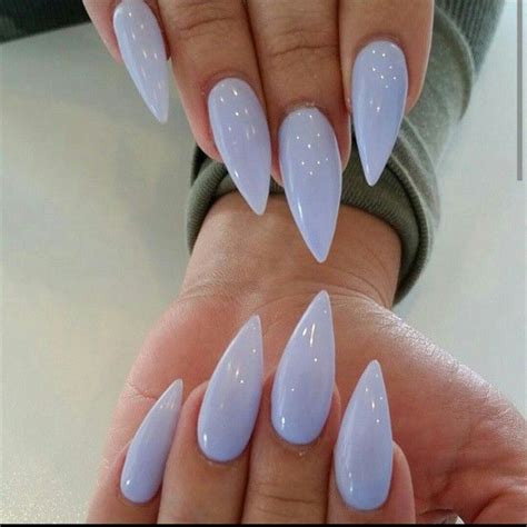 Light Lavender Stiletto Nails Stiletto Nails Nails Stiletto Nail Art