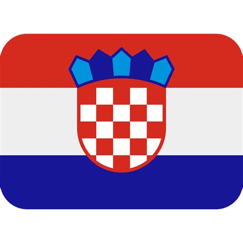 Kroatien Flagge Clipart Kostenloser Download Creazilla