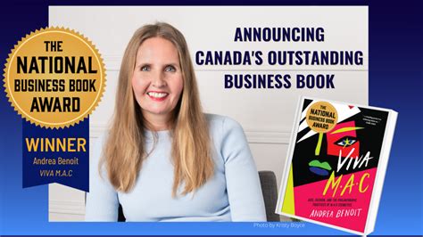 Andrea Benoit Wins 2020 National Business Book Award