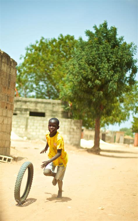 Sénégal Childsplay Kids Playing Africa Senegal