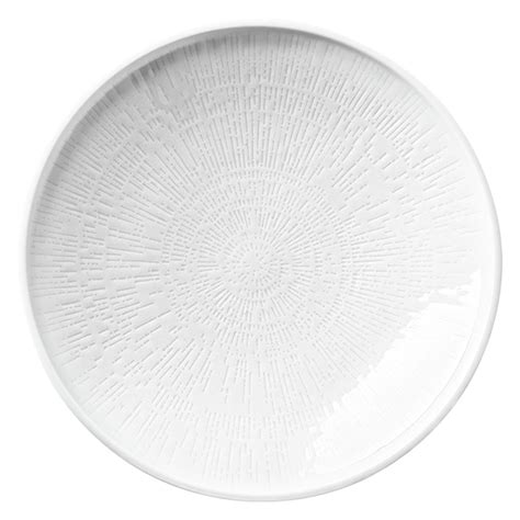 Shiro Plate Deep Round Coupe Structure 26cm Ambience