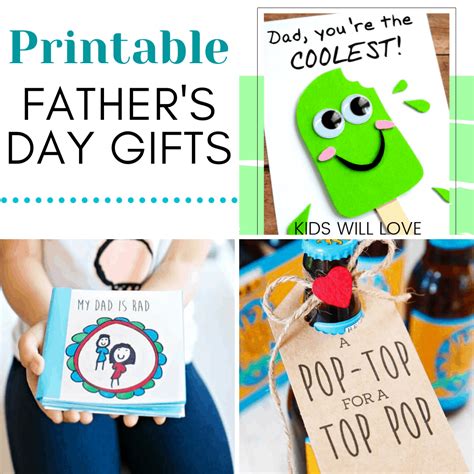 Free Printable Fathers Day Crafts Kids Can Make Today