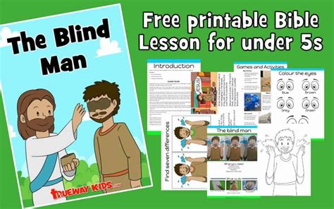 Jesus Heals The Blind Man Trueway Kids
