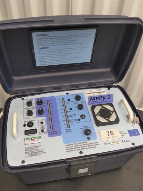 Nippy 2 Positive Pressure Portable Respiratory Ventilator Unit Oxygen