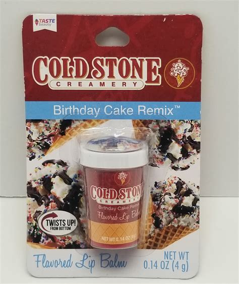 Cold Stone Creamery Birthday Cake Remix Flavored Lip Balm 0 14oz Annie Rooster S Sally Ann S
