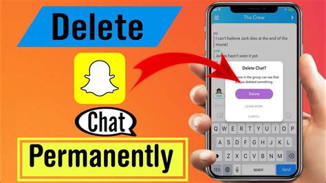 how to delete snapchat chats permanently deleted snapchat messages permanently youtube