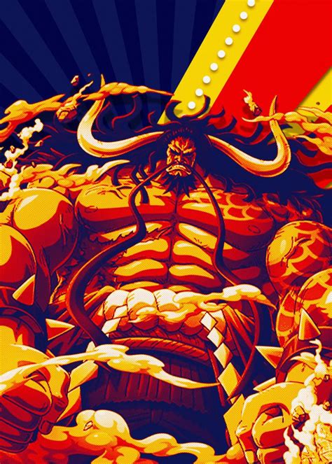Kaido One Piece Poster By Lost Boys Dsgn Displate Kaido One Piece