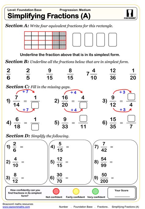 Answer for d or e while having a correct answer for a, b, and/or c likely indicates a difficulty in constructing equivalent fractions or limited. 7th Grade Math Worksheets PDF | Printable Worksheets