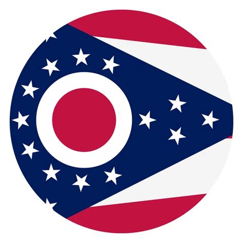 Ohio Flag Vector Stock Vector Image By ©viktorijareut 163151904