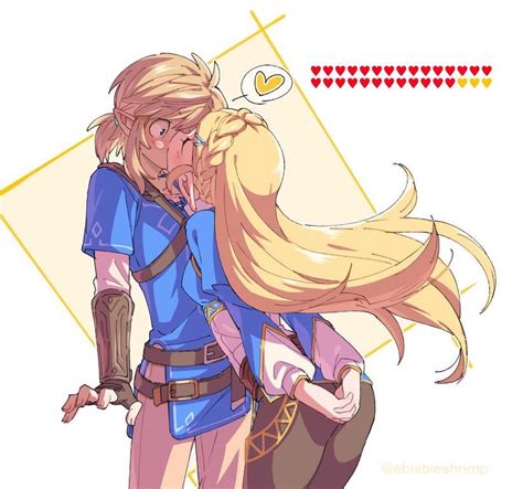 Botw Link X Zelda Art By Ebiebieshrimp Zelda The Legend Of Zelda Dibujos Bonitos Arte