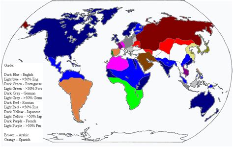 Challenge Linguistic Map Of The World