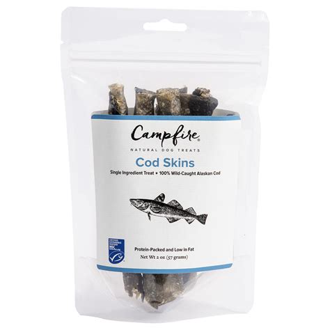 Cod Skin Treats For Dogs Sourced And Made In The Usa Campfire Treats