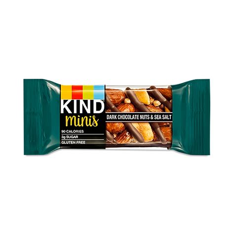 KIND Mini Bars Dark Chocolate Nuts Sea Salt Caramel Almond Sea