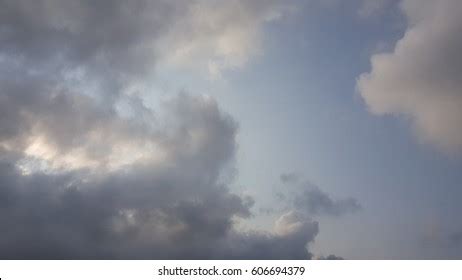 Silver Light Blue Sky Cloudy Sky Stock Photo 606694379 Shutterstock