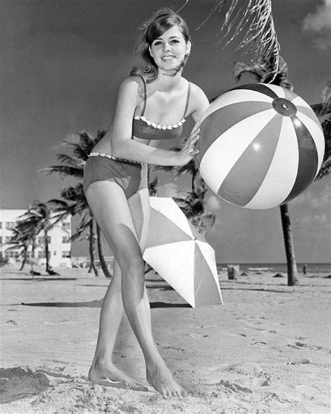 Vintage Bathing Suit Beauty Frolics In The Sun Photograph By Retro