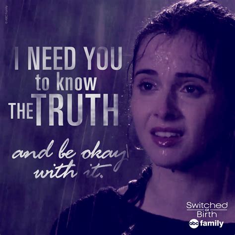 I Need You To Know The Truth And Be Okay With It Bay Switched At
