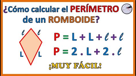 Formula Para Calcular El Perimetro Y Area Del Rombo Printable