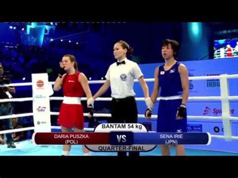 Petecio nesthy vs irie sena. YWC 2017: 1/4 - 54 kg Daria Puszka vs Sena Irie - YouTube