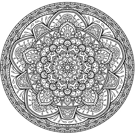 Feel free to print and color from the best 37+ circle pattern coloring pages at getcolorings.com. Circles Mandala 5 by WelshPixie on DeviantArt