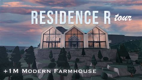 1m Minimalistic Modern Farmhouse Bloxburg House Tour Voiceover