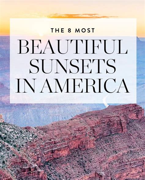 The 8 Most Beautiful Sunsets In America Beautiful Sunset America