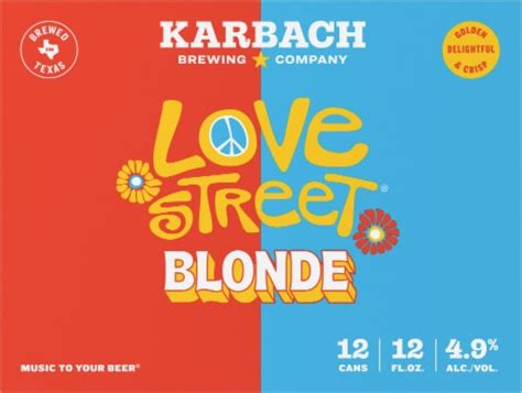 Karbach Love Street® Seasonal Kolsch Style Blonde Beer 12 Cans 12 Fl Oz Frys Food Stores