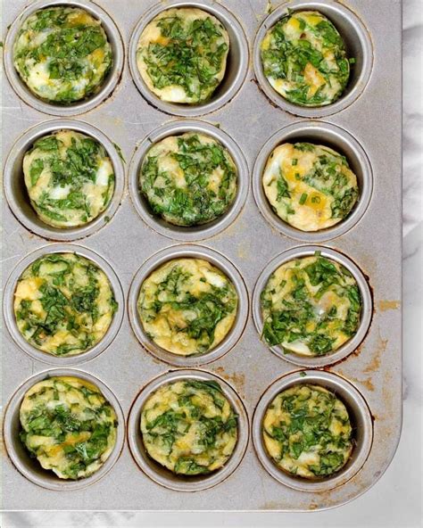 Mini Spinach Frittatas With Parmesan Last Ingredient Recipe