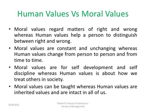 What Are Moral Values