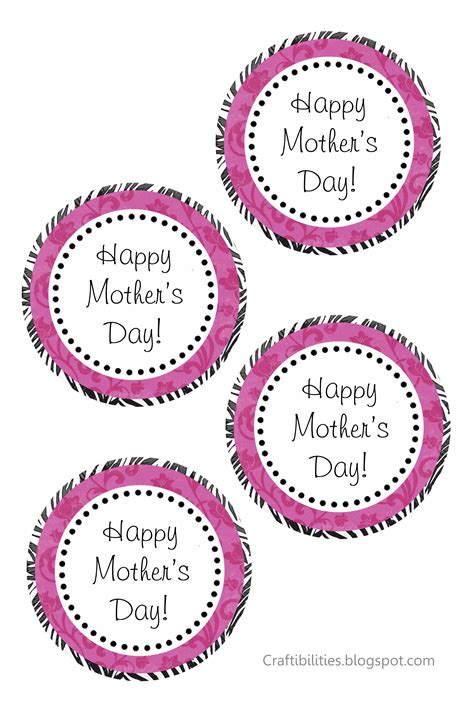 Happy Mothers Day Printable Tags Printable Word Searches