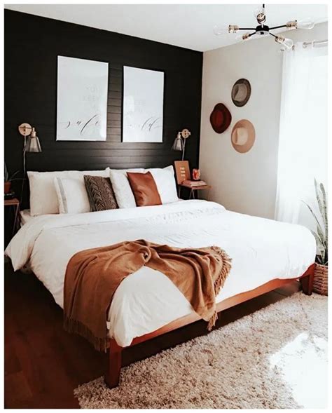 40 How To Give A Black And White Bedroom The Boho
