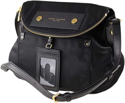 Marc Jacobs Preppy Natasha Nylon Crossbody Bag Black