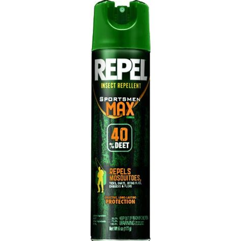 Repel 6 12 Ounce Sportsmen Max Formula Insect Repellent Aerosol