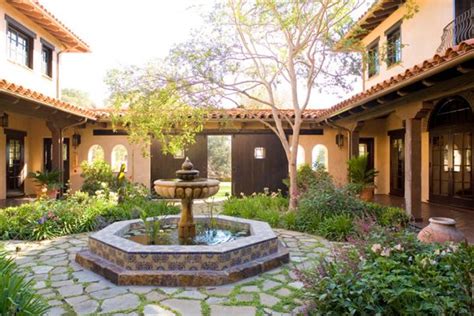 Spanish Style Homes With Interior Courtyards House Decor Concept Ideas