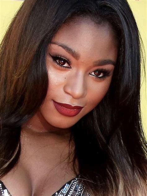 normani kordei most beautiful faces flawless face hot black women