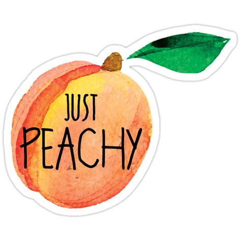 Peachy Just Peachy Peach Laptop Fruit Florida Georgia Water Bottle