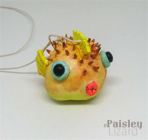 Making Polymer Clay Fish Ornaments Paisley Lizard